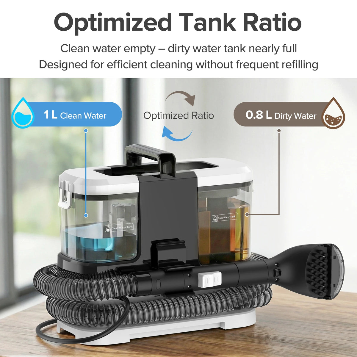 Nettoyeur Portable Puissant pour Taches et Odeurs de Animaux